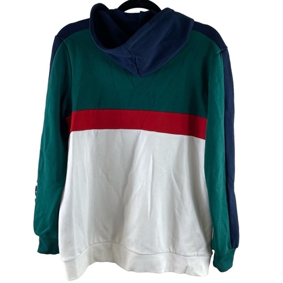 Tommy‎ Hilfiger Men’s Logo Pullover Multi Colorblock Pocket Hoodie Size XS - Picture 7 of 10
